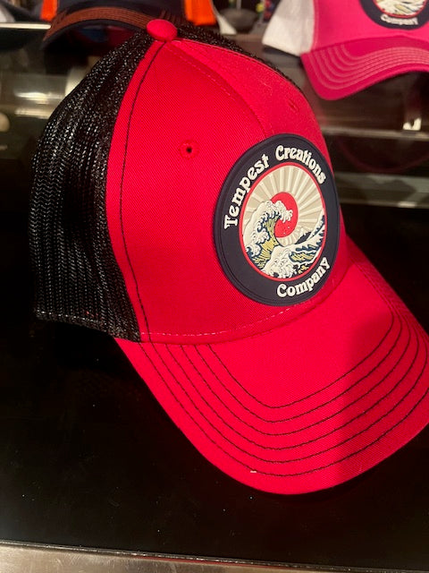Tempest Logo Trucker Snap Back Quality Hats