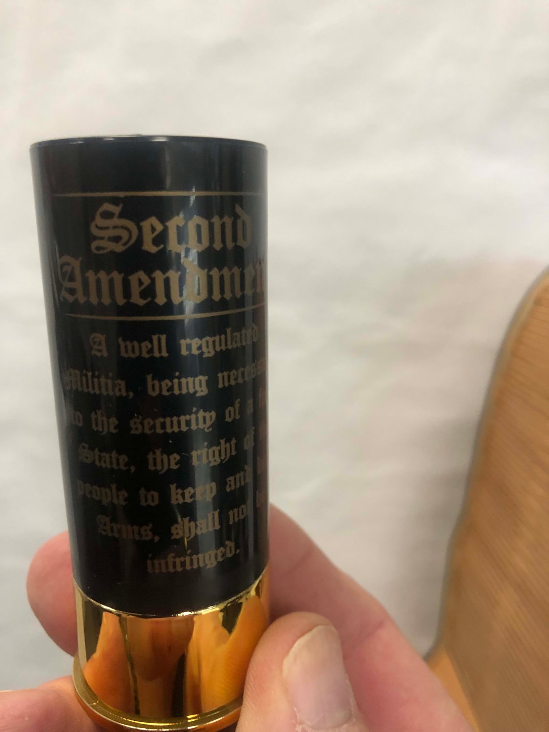 Bullet Box Liquor holder with shotgun shell shot glasses