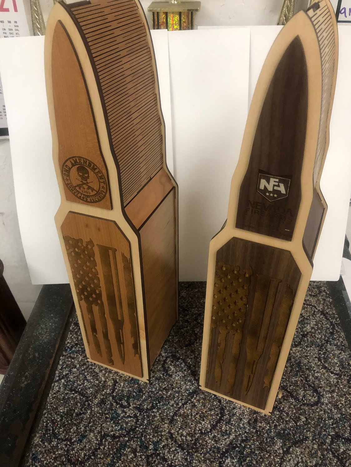 Bullet Box Liquor holder with shotgun shell shot glasses