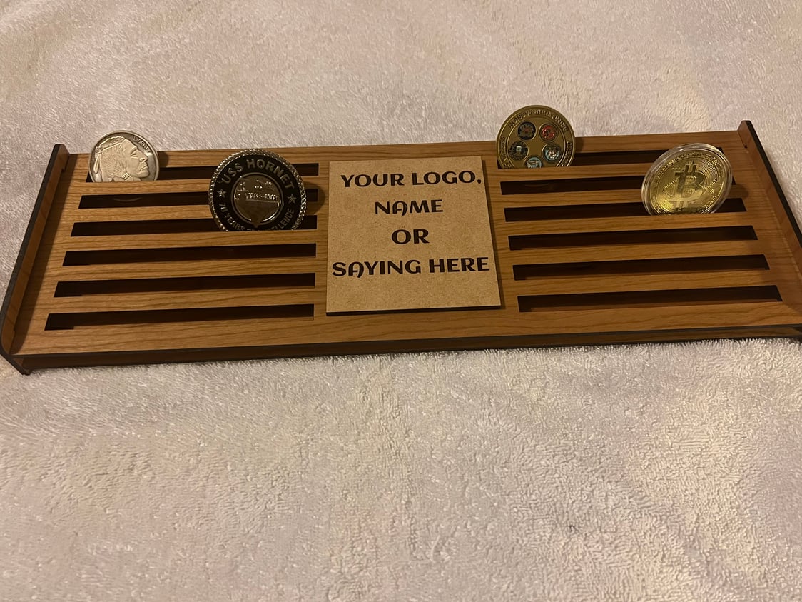 Custom Challenge Coin Rack