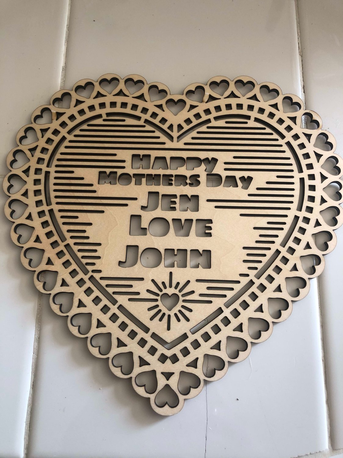 Heart Plaque - CUSTOMIZABLE