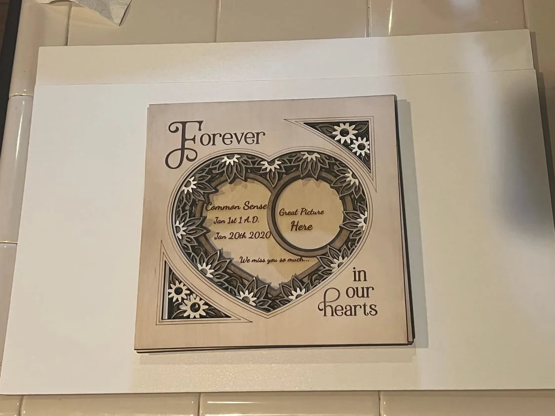 Memorial frame Multi Layer