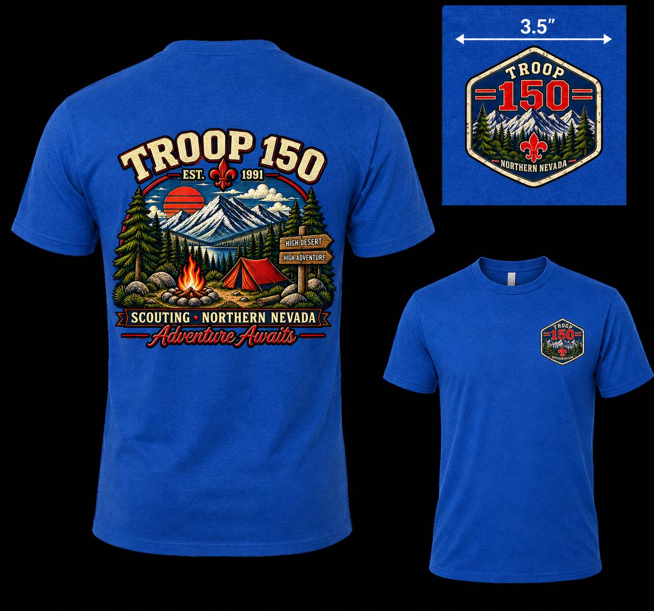 Scouting class "B"  T-shirt troop 150